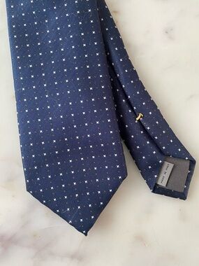 Canali 1934 Classic Navy Silk Tie